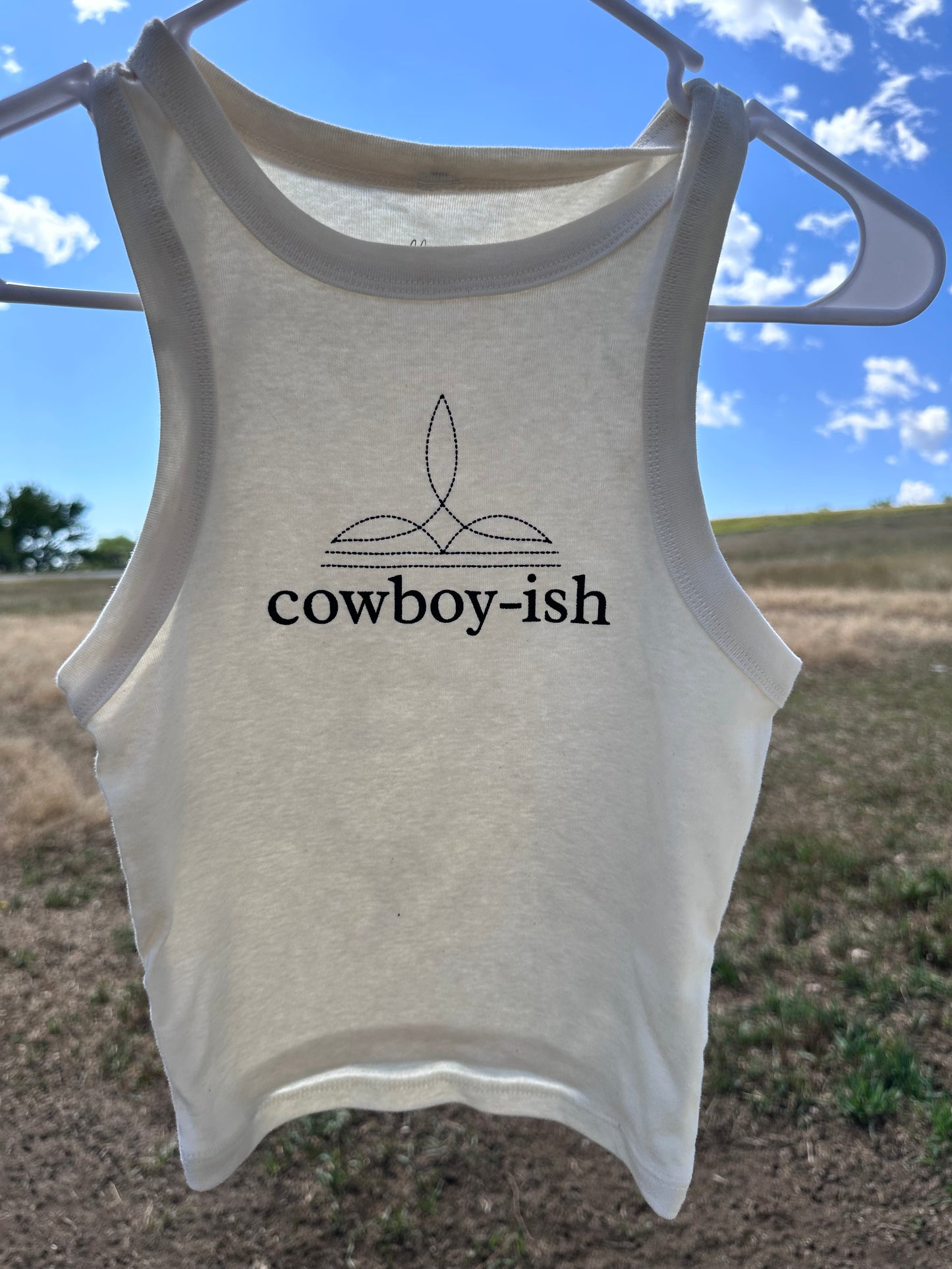 Cowboy-ish Racer Tank