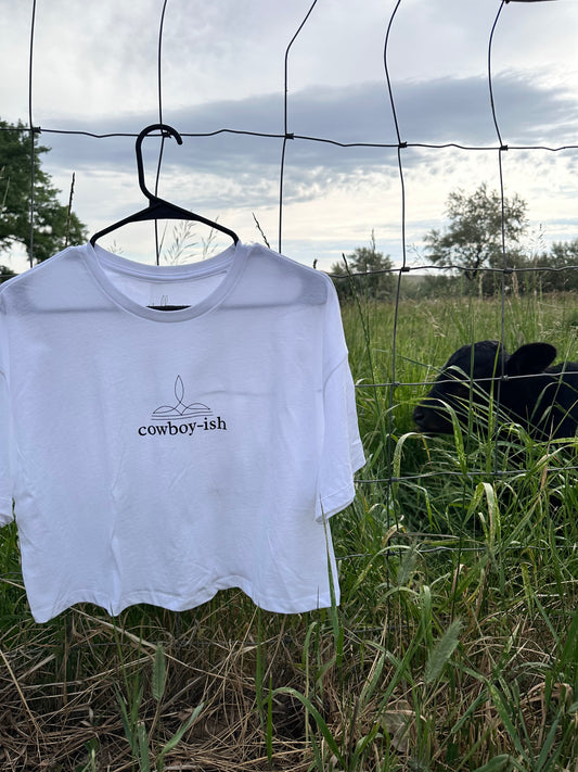 Cowboy-ish Cropped Tee