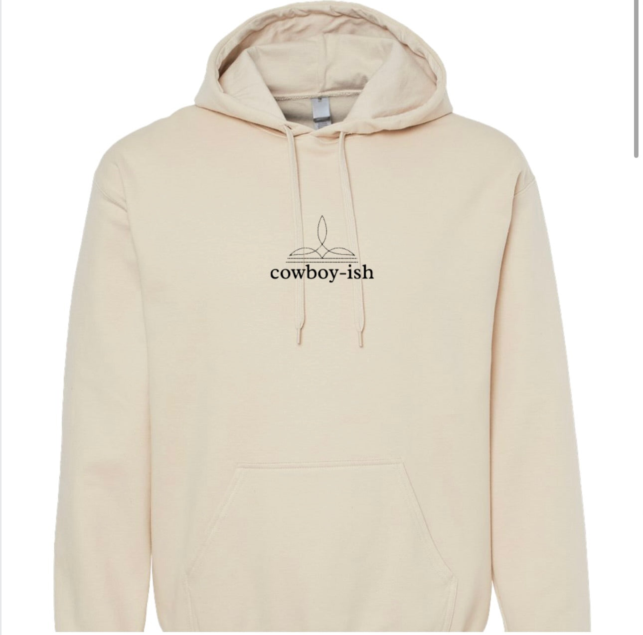 Cowboy-ish Hooded Sweatshirt (Sand)