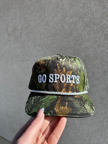 GO SPORTS trucker hat