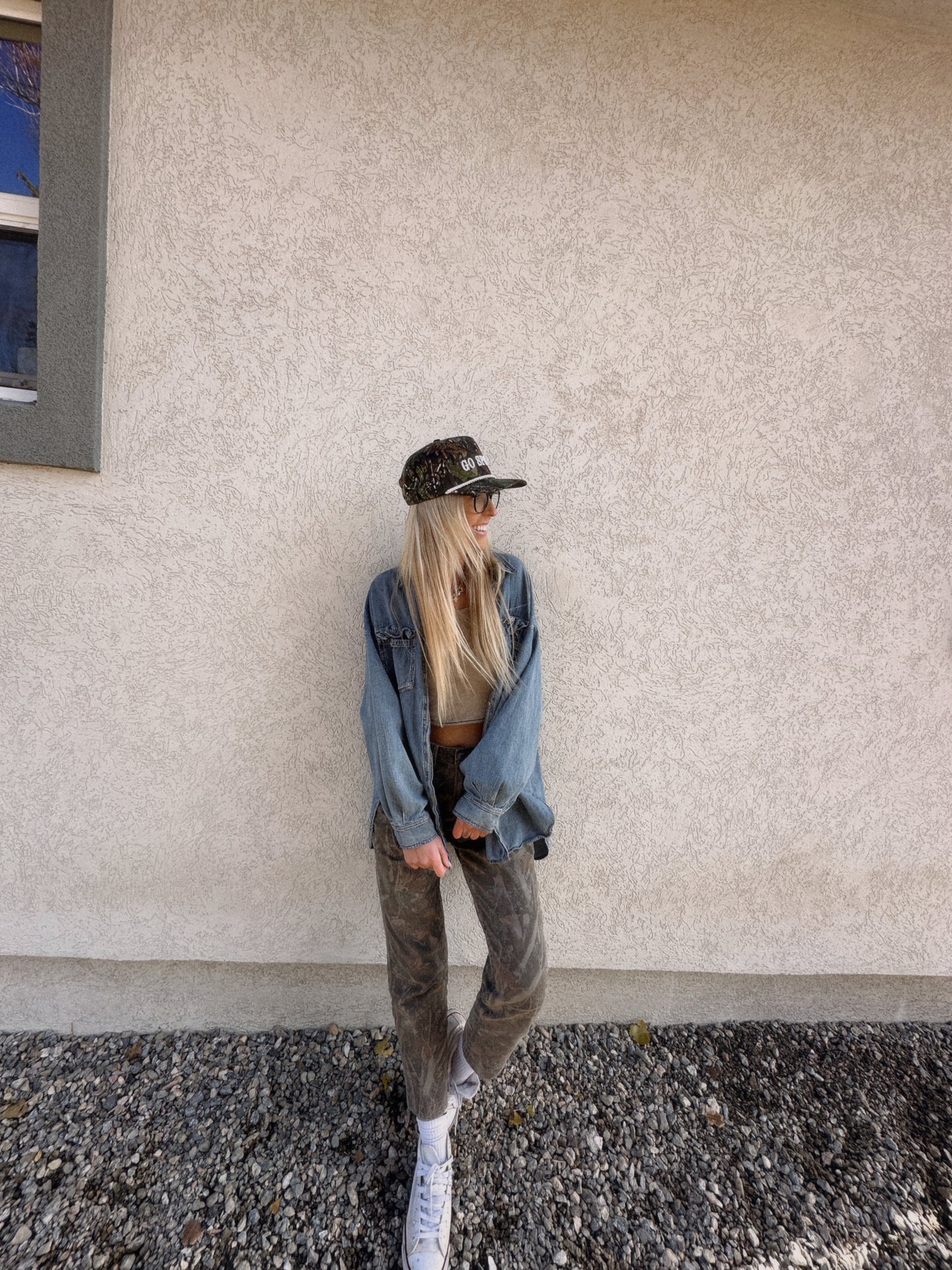 GO SPORTS trucker hat